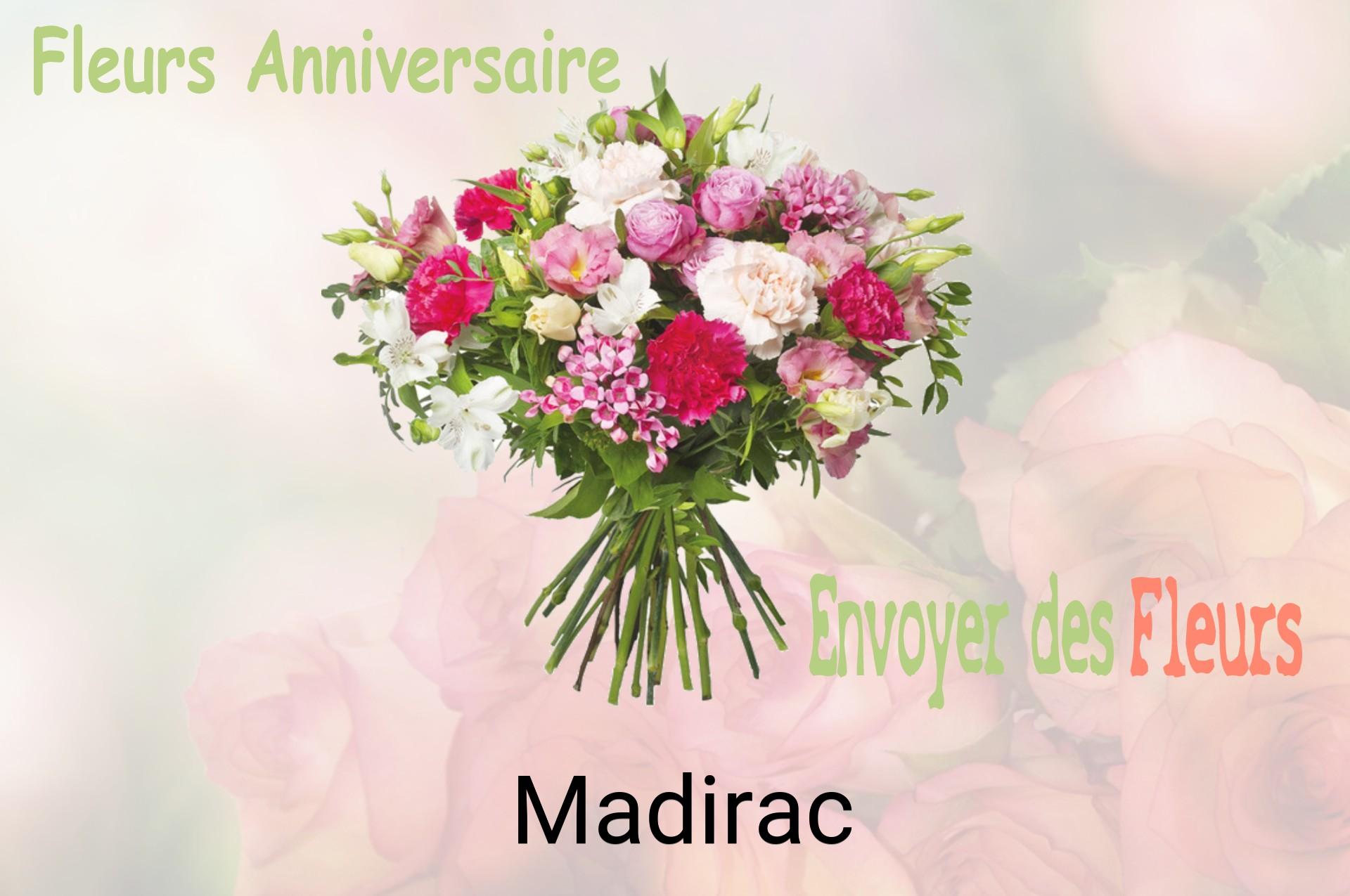 Bouquet de fleurs d’anniversaire livré à Madirac