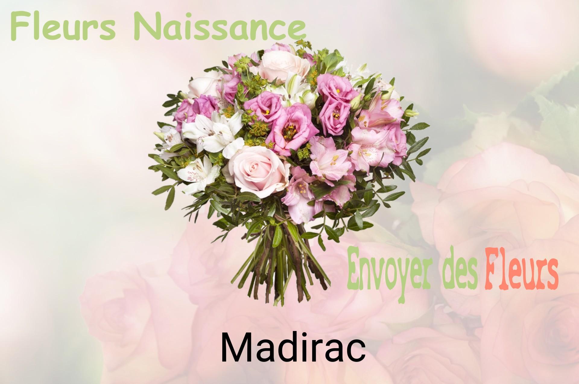 Bouquet de fleurs de naissance livré à Madirac